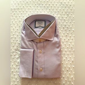 Charles Tyrwhitt Classic fit non iron lilac new